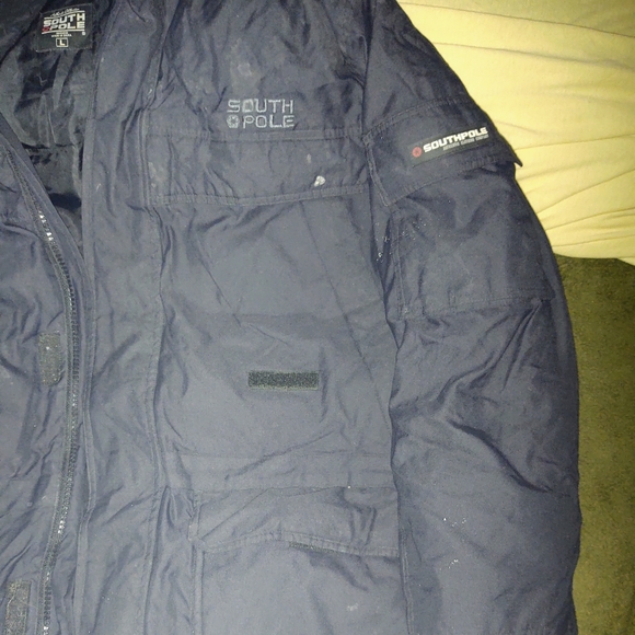 ❗️CLEARANCE ❗️   VINTAGE HEAVY SOUTH POLE.   PARKA.COLD WEATHER🌬️❄️. - Picture 3 of 13